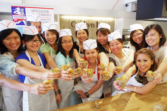 All satisfied with the fruits of their labour! 