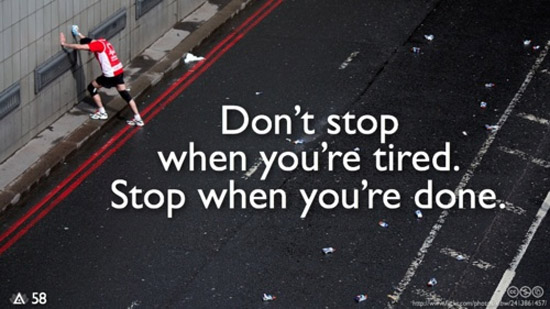 Don't stop
