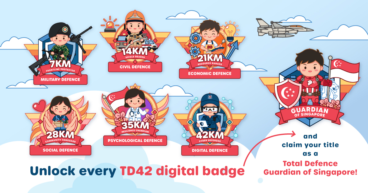 Total Defence Challenge 2026 Digital Badges